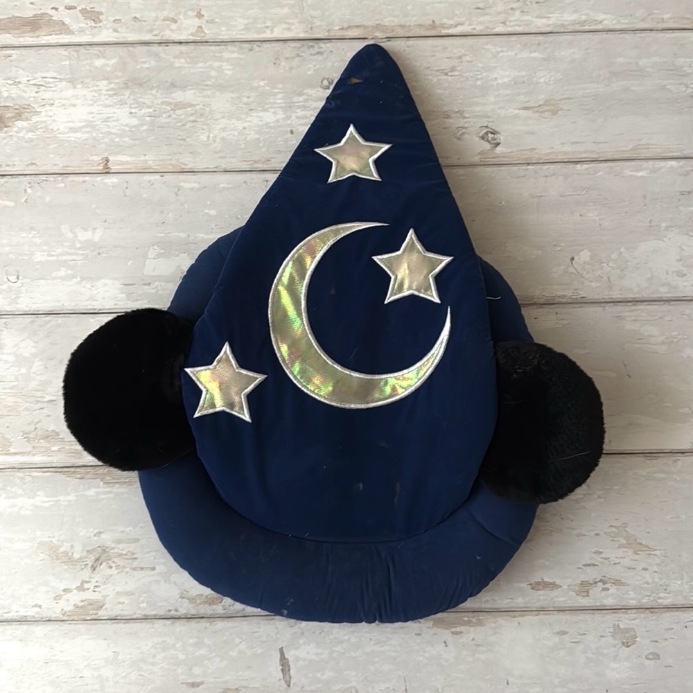 Mickey Mouse Wizard Hat Walt Disney World Blue